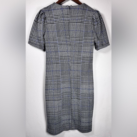 Ralph Lauren Classic Houndstooth Midi Dress Size Small - Picture 2 of 7